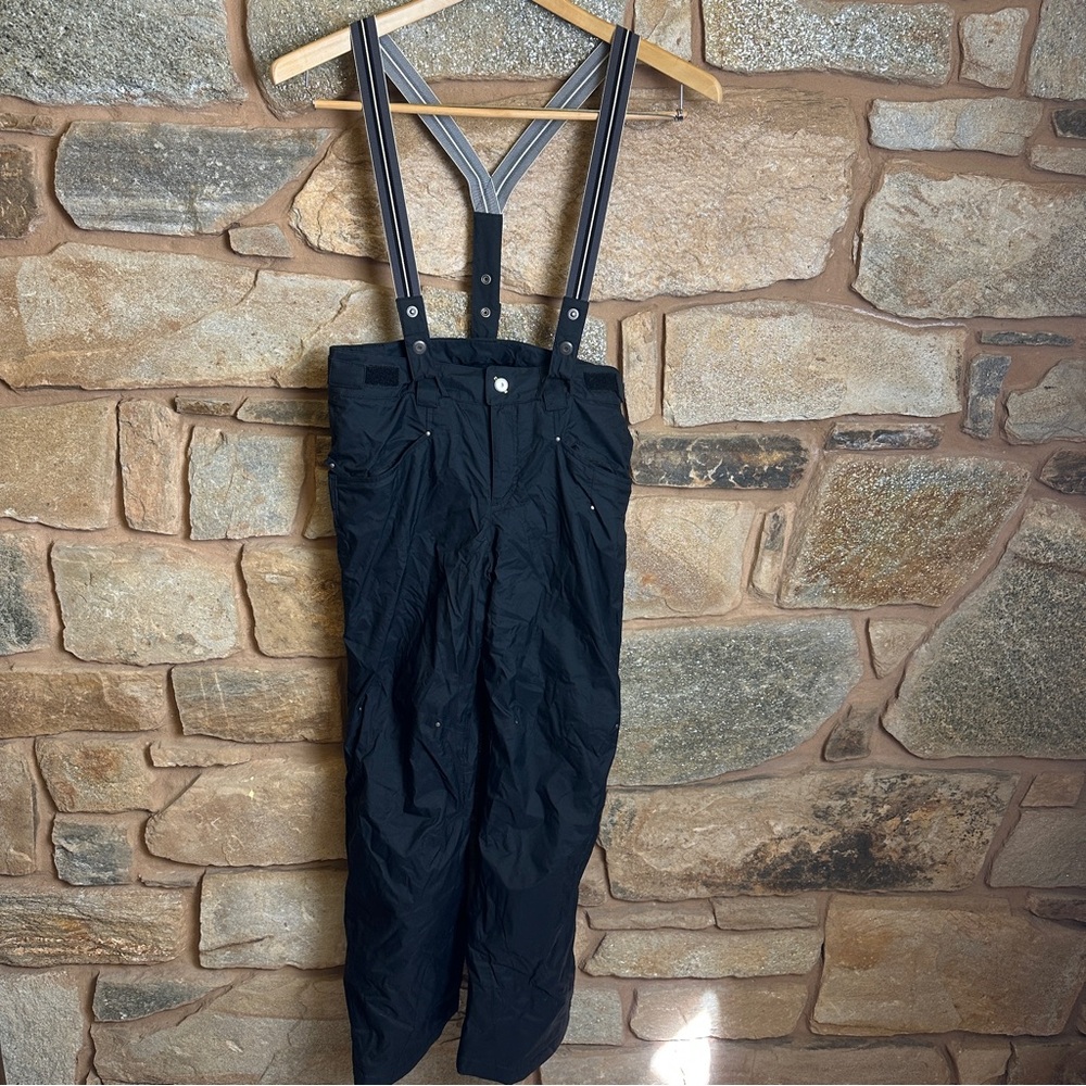 Columbia Black Men's Snow Pants with Removable Suspenders